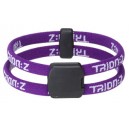 Purple / Purple Dual-Loop Bracelet
