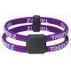 Purple / Purple Dual-Loop Bracelet